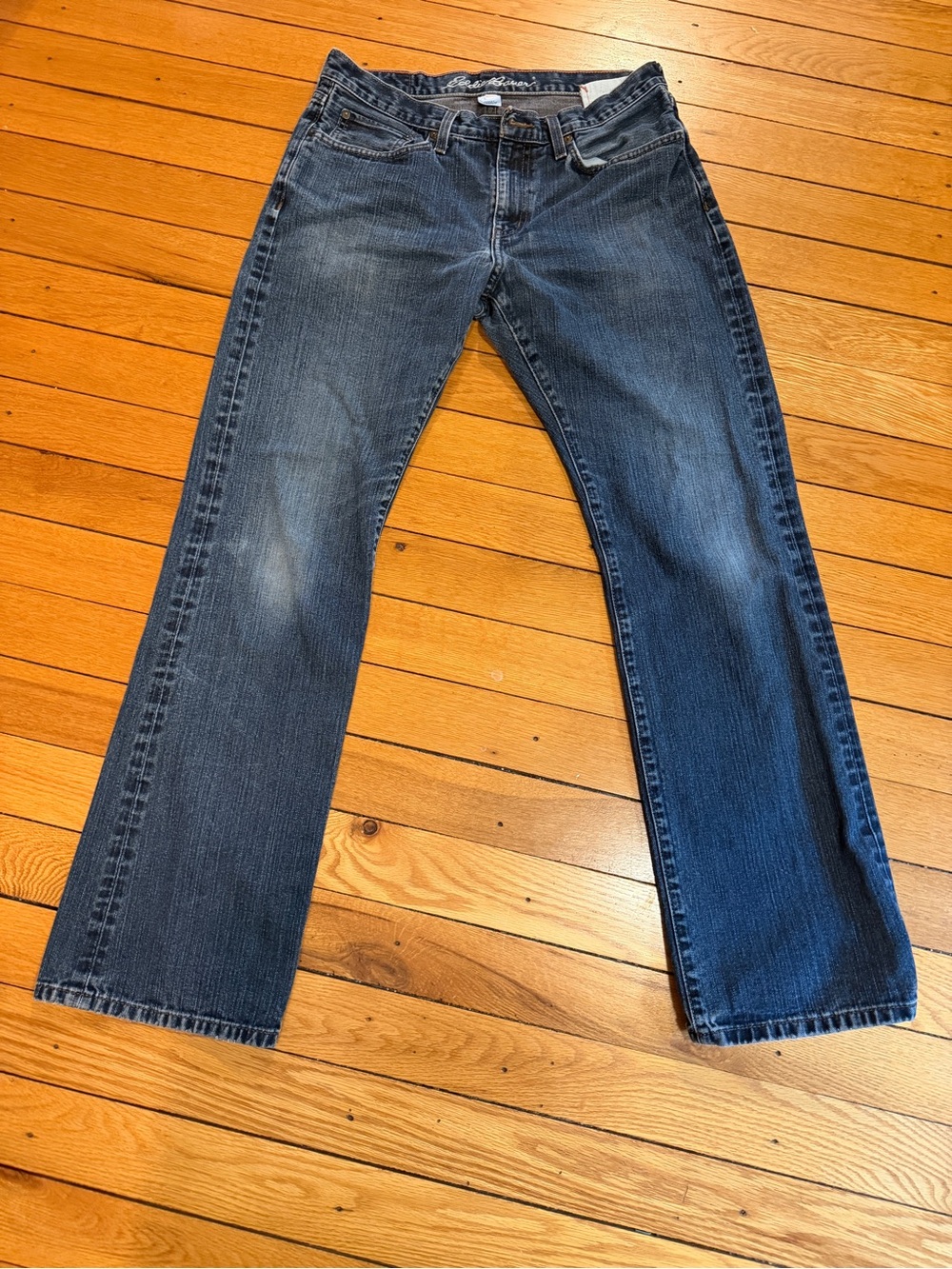Eddie Bauer Men's Bootcut Jeans 34x34 Medium Wash Gorpcore Rugged Outdoor Denim
